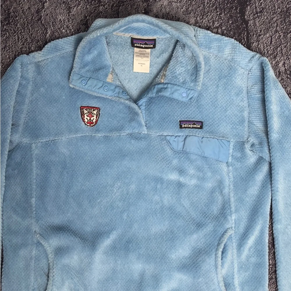 Patagonia Women’s Los Gatos Snap-T Fleece Pullover - Size XL - Sky Blue - Picture 2 of 5